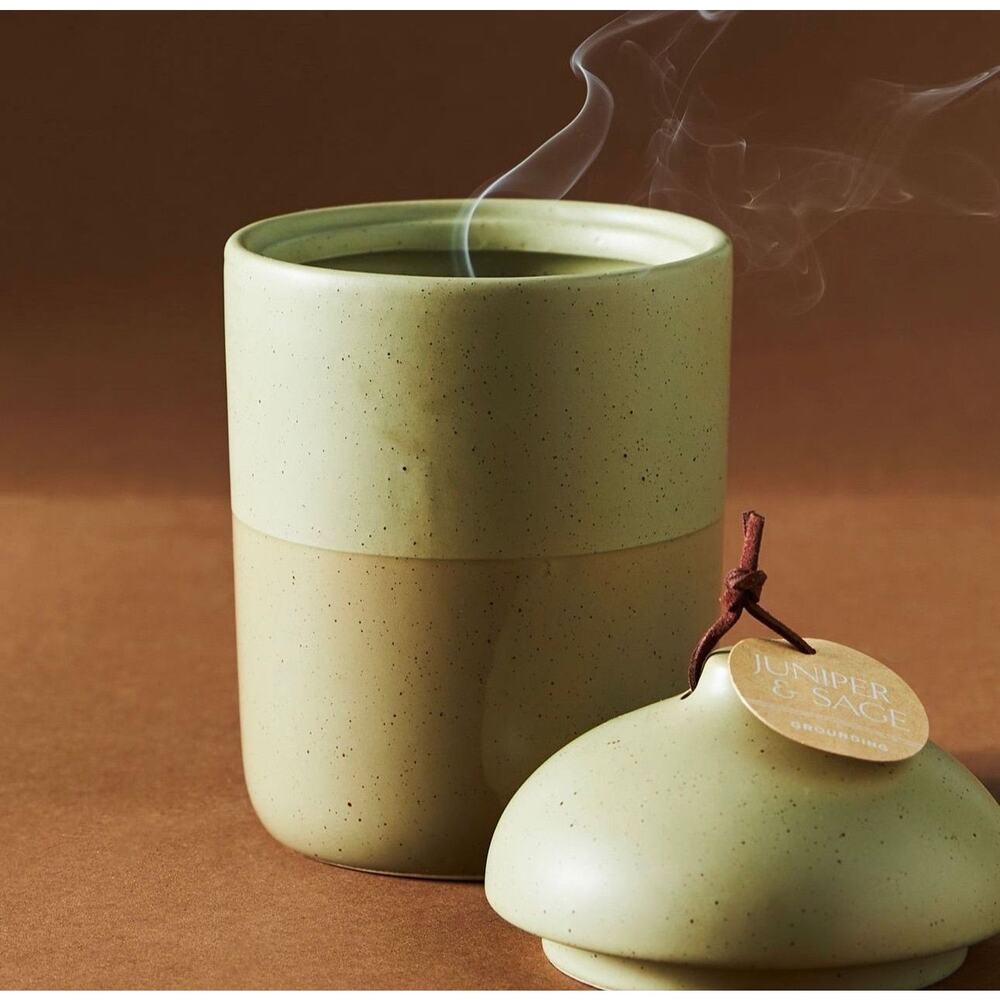 Anthropologie Juniper & Sage Serenity "Grounding" Candle *See Photos*